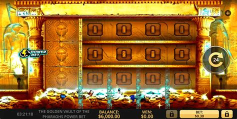 Игровой автомат The Golden Vault of the Pharaohs: Power Bet  играть бесплатно